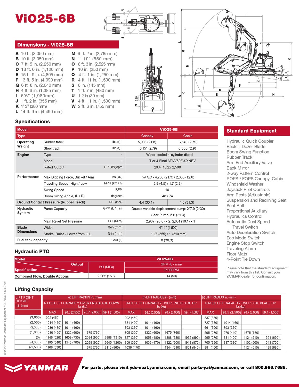 image of Vi025-6B excavator